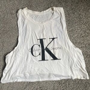 Calvin Klein cropped muscle tank